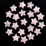 Load image into Gallery viewer, Natural Rose Quartz Star Shape Briolettes, AAA Pink Quartz Faceted Star Charms, Wholesale Loose Beads for Jewelry, 12 MM, Star Crystal Beads