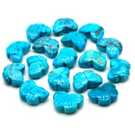 Load image into Gallery viewer, AAA Blue Turquoise Butterfly Shape Beads, Turquoise Hand Carved Butterfly Briolette, Gemstone Carving Beads, 13 MM Jewelry Making Charms