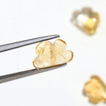 Load image into Gallery viewer, Genuine Citrine Clouds Shape Beads, AAA Citrine Smooth Cloud Shape Beads, Carved Cloud Shape Gemstone Charms, 12 MM, Loose Carved Briolettes