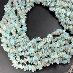 Load image into Gallery viewer, 100% Natural Larimar Chip Beads 17 Inch Strand, Natural Larimar Gemstone, Natural Crystal Beads Strand, 6-11 mm (Approx)