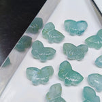 Load image into Gallery viewer, Amazing Aquamarine Butterfly Shape Carving Beads, Aquamarine Carved Gemstone Briolette's , Natural Gemstone For Jewelry Making Charms12X7mm
