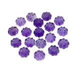 Load image into Gallery viewer, Superb Quality Purple Amethyst Melon Shape Beads, Hand Carved Pumpkin Shape Gemstone Beads, 6X8 MM Natual Amethyst Beads For Jewelry & Craft