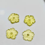 Load image into Gallery viewer, 2,3,4,5,6 pcs 100% Natural Lemon Quartz Fancy Shape Carved Gemstone, Loose Gemstone, Fancy Shape Gemstone For Jewlery, Carved Gemstone 16mm
