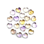 Load image into Gallery viewer, Natural Ametrine Heart Shape Briolette's, AAA Ametrine Smooth Heart Shape Beads, Hand Carved Gemstones, Jewelry Making Wholesale Beads 8 MM