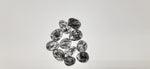Load image into Gallery viewer, 2 pcs AAA+ Quality Black Rutile freeform Rosecut, Blcak Routile faceted rosecut,gemstone for jewelry, jewelry making rosecut 9X6 13X10 mm