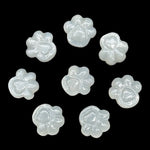Load image into Gallery viewer, Natural White Moonstone Dog Paw Carving, AAA+ Quality Gemstone Paw Carving, 13 MM Little Paw Charm, Gift For Dog Lover, Dog Pendant For Gift