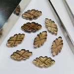 Load image into Gallery viewer, 2,3,4 pcs Natural Smokey Quartz Fancy Shape Gemstone,Carved Fancy Gemstone, Loose Gemstone, Fancy Shape Gemstone, Carved Gemstone, 16X8.5 mm