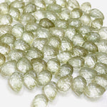 Load image into Gallery viewer, 2,3,4,5 pcs 100% Natural Green Amethyst Leaf Shape Briolettes Carving Gemstone, Leaf Shape Carved Gemstone, Gemstone For Jewellery 10X7 mm