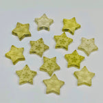 Load image into Gallery viewer, Intaglio Carved Natural Lemon Quartz Star Briolettes, AAA Lemon Quartz Star Shape Gemstone, Loose Star Beads, Incarving Star 13 MM