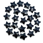Load image into Gallery viewer, AAA Black Sunstone Star Shape Briolettes, Black Sunstone Carved Faceted Star Charms, Wholesale Loose Beads for Jewelry, 12 MM, Hand Carvings