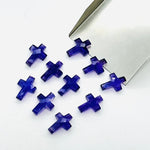Load image into Gallery viewer, 1,2,3,4,5 pcs Natural Amethyst Cross Shape Gemstone Beads, Amethyst Faceted Cross Gemstone Beads, Holy Beads For Jewelry & Carfts 15X10 MM