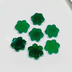 Load image into Gallery viewer, Natural Green Onyx Fancy Shape Hand Carved Gemstone, 15 MM Onyx Fancy Shape Carving Gemstone Beads for Jewlery, Carving Loose Wholesale Bead