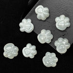 Load image into Gallery viewer, Natural White Moonstone Dog Paw Carving, AAA+ Quality Gemstone Paw Carving, 13 MM Little Paw Charm, Gift For Dog Lover, Dog Pendant For Gift