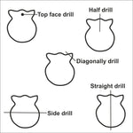 Load image into Gallery viewer, Natural Flashy Labradorite Cat Face Carving, Craft Making Kitty Shape Charms Beads, Faceted Handmade Carved stone Jewelry Making Beads12x10