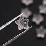 Load image into Gallery viewer, New!! Natural Crystal Quartz Rough Star Shape Beads, Clear Crystal Quartz Star Shape Gemstone For Jewlery, Loose Star Beads 10 MM, Raw Stars