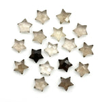 Load image into Gallery viewer, Natural Smokey Quartz Star Shape Briolettes, Hand Carved Faceted Star Shape Beads, Star Gemstone Charms for Jewelry Making, 10 MM Charms