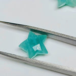 Load image into Gallery viewer, AAA Natural Amazonite Star Shape Briolettes, Amazonite Faceted Hand Carved Star Beads, Star Shape Gemstone, Loose Gemstone Star Beads, 10 MM