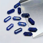 Load image into Gallery viewer, 2,3,4,5,6 pcs 100% Natural Lapis Lazuli Faceted Pencil Shape Loose Gemstone, Lapis Lazuli Loose Gemstone, Gemstone For Jewellery 10X5 mm