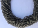 Load image into Gallery viewer, smoky quartz faceted beads, 12" strand, faceted beads strand, smoky faceted beads, tiny beads smoky gemstone, 2mm