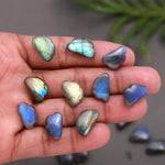 Load image into Gallery viewer, Natural Labradorite Smooth Cloud Briolette's, Flashy Labradorite Cloud Shape Beads, Hand Carved Cloud Charms, Craft Making Beads, 16X10 MM