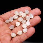 Load image into Gallery viewer, Natural White Moonstone Leaf Shape Briolette's, Flashy Moonstone Leaf Shape Beads, Wholesale Loose Leaves Charms for Jewelry Making, 10 MM