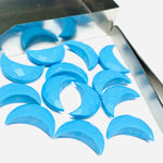 Load image into Gallery viewer, 2,3,4,5 Pcs Amazing Blue Turquoise Faceted Hand Carved Moon Shape Briolettes, Carved Moon Shape Gemstone For Jewellery, Briolettes 17 mm