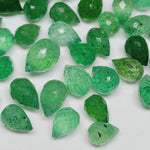Load image into Gallery viewer, 2,3,4,5,6 pcs 100% Natural Green strawberry Drop Shape Gemstone, Natural Drop Shape Gemstone, Gemstone for Jewlery, 3X5- 7X4.5 mm (Approx)