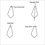 Load image into Gallery viewer, 2,3,4,5 pcs 100% Natural pink amethyst Fancy Shape Carved Gemstone, Loose Gemstone, pyramid Shape Gemstone Jewlery, Carved Gemstone 20x7 mm