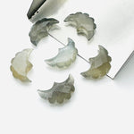 Load image into Gallery viewer, Natural Grey Moonstone Faceted Eagle Shape Beads, Moonstone Faceted Hand Carved Eagle, Fancy Shape Loose Gemstone Bead for Jewelry, 16X10 MM