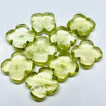 Load image into Gallery viewer, Natural Lemon Quartz Faceted Flower Shape Carving Gemstone, Lemon Quartz Loose Gemstone Beads, Fancy Hand Carved Beads for Jewelry 14 MM