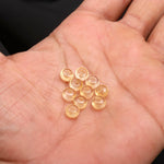 Load image into Gallery viewer, Natural Citrine Donut Shape Carving, AAA Citrine Donut Shape Beads, Loose Donut Shape Charm Beads, Energy Healing Stones, 6 MM
