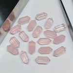 Load image into Gallery viewer, 2,3,4,5,6 pcs 100% Natural Rose Quartz Faceted Pencil Shape Loose Gemstone, Rose Quartz Loose Gemstone, Gemstone For Jewellery 10X5 mm