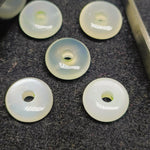 Load image into Gallery viewer, 2,3,4,5,6 pcs 100% Natural moonstone donut Shape Carved Gemstone, Loose Gemstone, donut Shape Gemstone for Jewlery, Carved Gemstone 12 mm