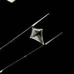 Load image into Gallery viewer, Clear Crystal Quartz Kite Shape Beads, Hand Carved Faceted Kite Shape Stone, Kite Shape Charms for Jewelry Making, 16 MM Gemstone Carvings