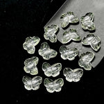 Load image into Gallery viewer, Natural Crystal Quartz Butterfly Shape Briolette, AAA Clear Quartz Hand Carved Butterfly Beads, Gemstone Beads, 13 MM Loose Beads Charm