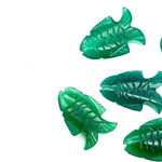 Load image into Gallery viewer, Natural Green Onyx Carved Fish Shape Gemstone, Hand Carved Fish Shape Gemstone, Jewelry Making Gemstones, 17X26 MM, Blue Fish Charm Pendant