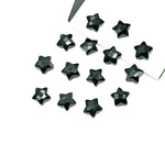 Load image into Gallery viewer, AAA Black Onyx Star Shape Briolette's, Natural Black Onyx Faceted Carved Star Shape Beads, Loose Star Gemstone, Star Carvings 8 MM