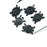 Load image into Gallery viewer, Carved Black Onyx Handmade Turtle Shape Stone, AAA Carnelian Turtle Shape Gemstone, 16 MM Loose Gemstones, Harmony in Stone, Hand Carved