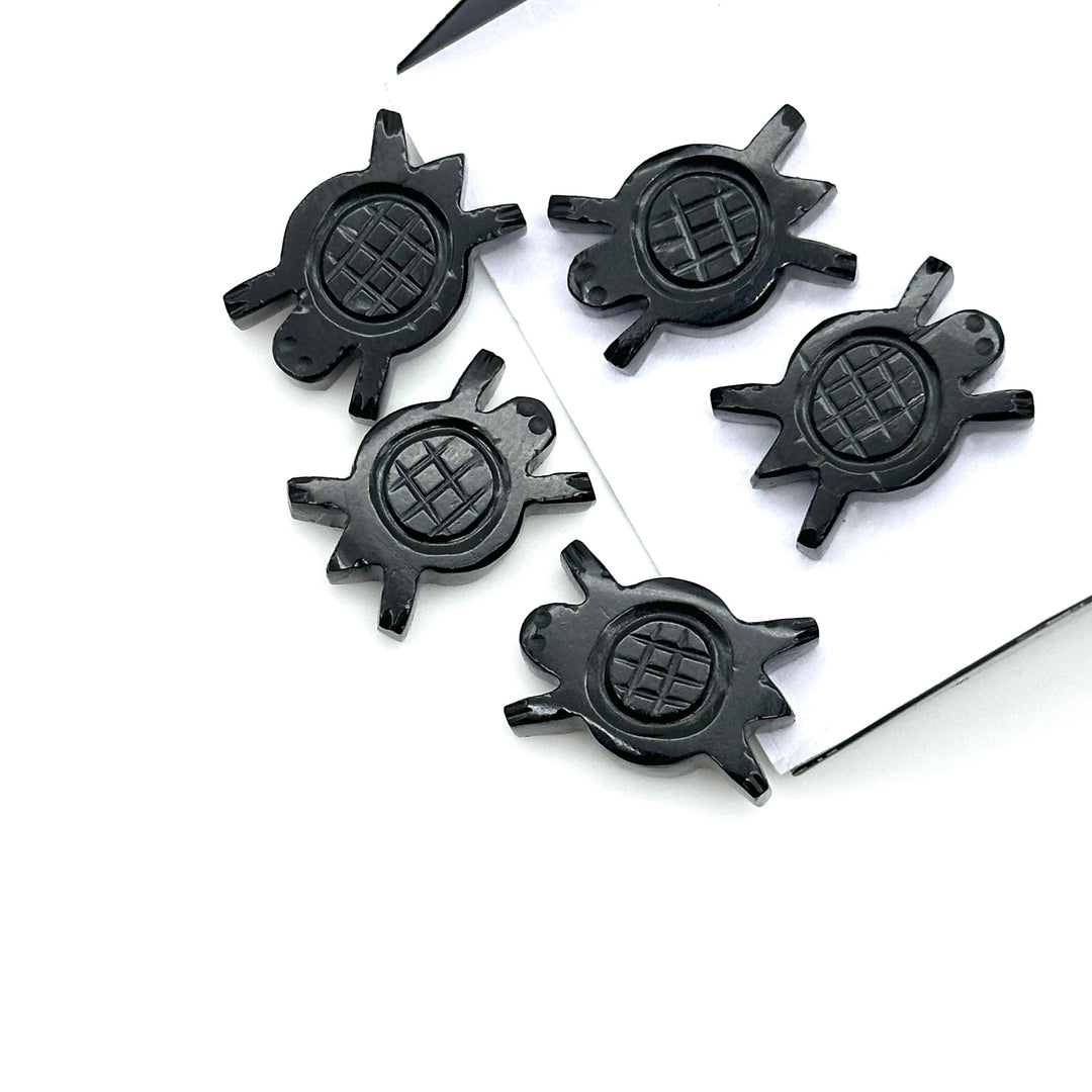 Carved Black Onyx Handmade Turtle Shape Stone, AAA Carnelian Turtle Shape Gemstone, 16 MM Loose Gemstones, Harmony in Stone, Hand Carved