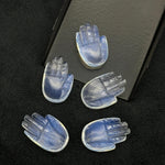 Load image into Gallery viewer, Flashy Opalite Hamsa Shape Carved Stone, 25 MM Palm Shape Gemstone, Hand Charms for Jewelry Making, Hamsa Charm Beads, Carved Crystal
