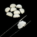 Load image into Gallery viewer, Natural White Moonstone Clouds Shape Beads, Flashy Moonstone Cloud Shape Stone, Smooth Gemstone For Jewlery 17X12 MM, Hand Carved Clouds