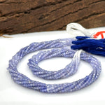 Load image into Gallery viewer, Natural Tanzanite Box Shape Beads, 2 MM Tanzanite Shaded Gemstone Beads, 12 Inches Cube Shape Faceted Loose Beads Strand for Jewelry Making
