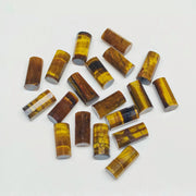 2,3,4,5 Pcs AAA Quality 100% Natural Tiger Eye Faceted Pipe Shape Loose Gemstone, Tiger Eye Loose Gemstone, Gemstone for Jewlery 10X6 mm