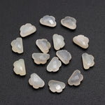Load image into Gallery viewer, Natural White Moonstone Clouds Shape Beads, AAA Moonstone Faceted Cloud Shape Beads, Carved Cloud Charms, 12 MM, Loose Carved Briolettes