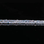Load image into Gallery viewer, Natural Aquamarine Faceted Round Beads, Blue Aquamarine Micro Faceted Beads, 2 MM Aquamarine Beads for Jewelry, 13 Inches