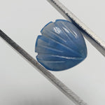 Load image into Gallery viewer, Natural Blue Opal Seashell Shape Beads, 12 MM Hand Carved Shell Shape Briolette's, Blue Opal Gemstone Shell Charms