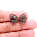 Load image into Gallery viewer, Natural Multi Fluorite Butterfly Wings Stone, Fluorite Wings for Jewelry Making, Carved Gemstone Healing Crystals (16X12 MM, 2 Stones)
