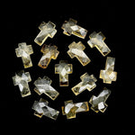 Load image into Gallery viewer, Natural Citrine Faceted Cross Shape Beads, AAA Citrine Hand Carved Cross Shape Stone, Spiritual Beads, Healing Beads, 15 MM
