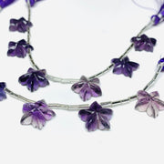 AAA Quality 100% Natural Flourite Flower Shape Carved Gemstone, Flower Shape Carving, Carved Gemstone For Jewellery 15-16 mm