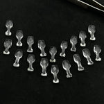 Load image into Gallery viewer, 1,2,3,4,5 pcs Pretty Crystal Quartz Wine Glass Shape Carved Gemstone, New Designer Gemstone, Crystal Glass Shape Faceted Briolettes 8X20 MM
